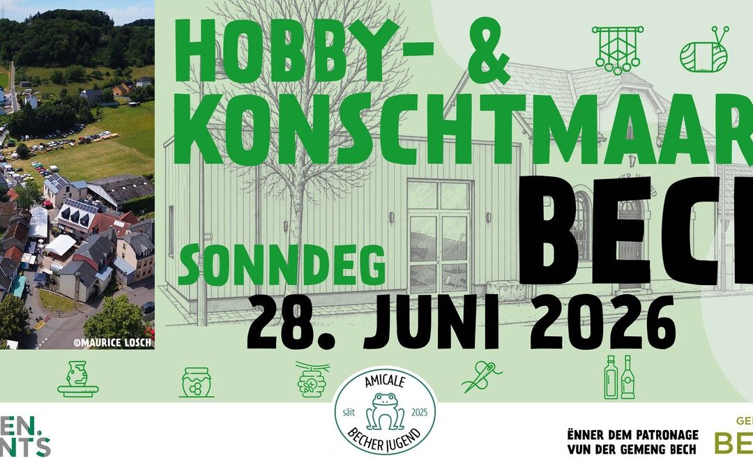 28.06.2026 Hobby-& Konschtmaart zu Bech